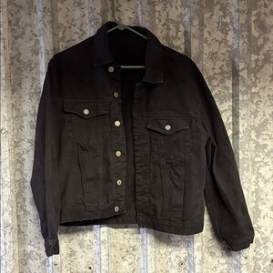 Brandy Melville/ J. Galt Black Jean Jacket